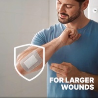 Plâtre de pansement médical en tissu non tissé auto-adhésif avec coussinets