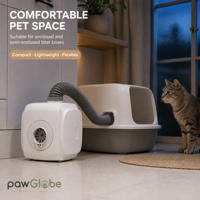 Ventilateur d'extraction pour litière de chat pour la maison, vente en gros, importateurs, distributeurs et fournitures de ventilation pour animaux de compagnie PawGlobe