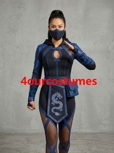 Disfraces Profesionales de Halloween con Diadema y Cabello Corto Azul - Product Image 6