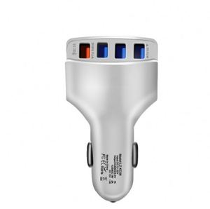 QC3.0 30W 4 USB Port Vehicle Fast <b>Charging</b> <b>Adapter</b> with Short Circuit Protection for Smartphone and Laptop - Product Image 5