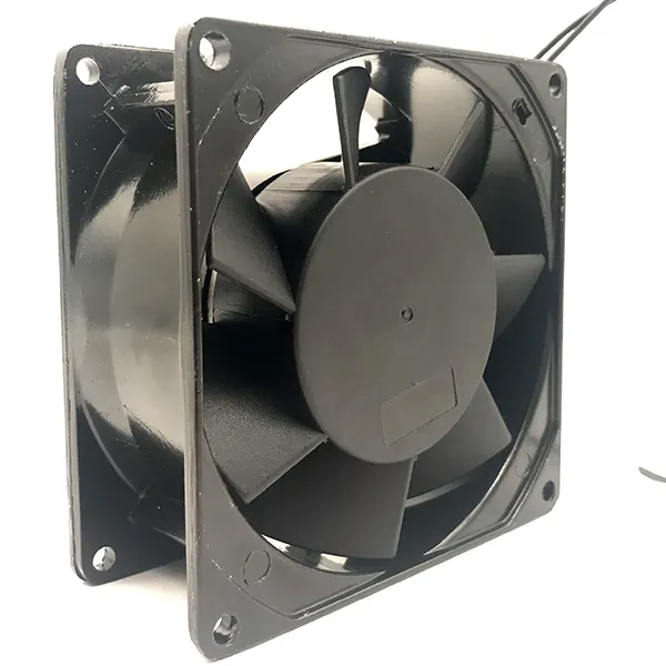 OEM HSC 92x92x38mm 110V 220V 240V AC एक्सियल कूलिंग फैन मेटल फ्रेम हाई CFM सर्वर के लिए