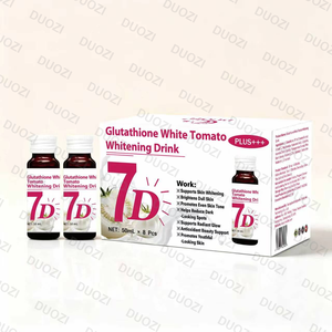 Bebida Blanqueadora DUOZI Glutathione White Tomato 50mL × 8 Unidades, Líquido Oral Antioxidante para Aclarar la Piel - Product Image 3
