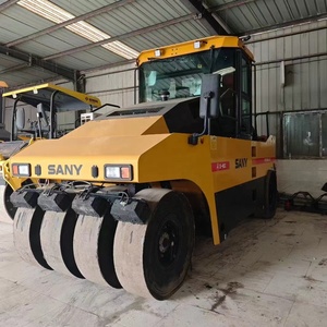 Rodillo Compactador de Segunda Mano Eficiente Sany SPR300C-8s con Neumáticos de Goma, Rodillo Compactador Sany Usado de 30 Toneladas en Oferta, Máquina de Construcción - Product Image 5