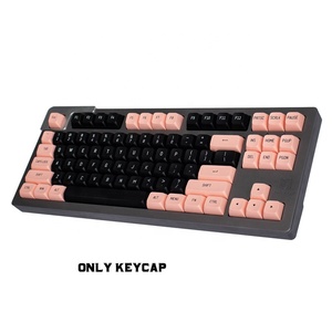 Teclas de Doble Color Negro-Rosa, 150 Teclas, Perfil MSA, Dos Colores, Tecla Enter ISO 7U, Barra Espaciadora para Teclado Mecánico <span class=keywords><strong>GK61</strong></span>/68/71/84/87 - Product Image 3