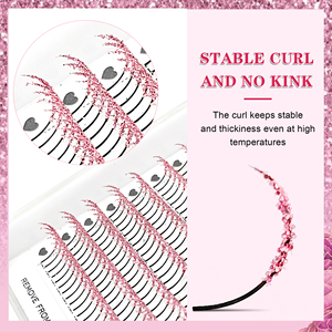 CoMango Extension Ciglia Colorate con Glitter e Punte, Ciglia Singole Lucide alla Moda, Ciglia in Visone Morbido Mix di Colori - Product Image 4