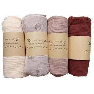 2025 vente chaude imprimé câlin sommeil sommeil <span class=keywords><strong>Pod</strong></span> couverture 100% coton mousseline bébé sommeil - Product Image 1