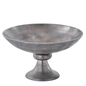 Cuenco multiusos decorativo para el hogar de alta calidad hecho a mano más vendido nuevo diseño acabado superior cuenco para servir frutas de aluminio fundido - Product Image 1