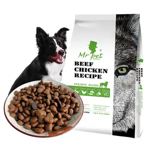 Fábrica China OEM /ODM pollo 1,5 kg 5kg 10kg perro comida seca a granel comida para mascotas