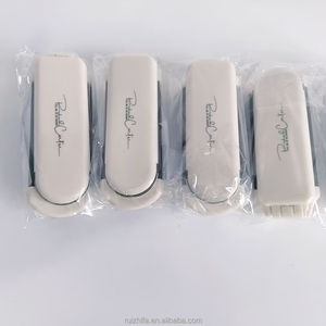 Moda spazzola per capelli pieghevole con specchio tascabile spazzola per capelli da viaggio portatile Make up specchio - Product Image 4