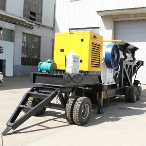 Diesel Di Động Cầm Tay Bánh Vôi Bê Tông Đá Vàng Quặng Đá Hàm Nhà Máy Nghiền Hàm Máy Nghiền Với Băng Tải Và Trung Chuyển - Product Image 5