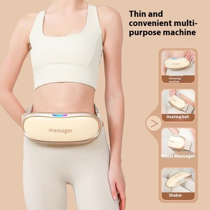 Sabuk pijat Toning pinggang elastis tinggi, pemijat tubuh nirkabel untuk latihan kebugaran rumah, catu daya USB - Product Image 3