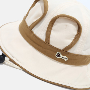 Sombrero de pescador para bebé, sombrero de verano para niños y niñas, para exteriores, de pescador, de algodón, Panamá - Product Image 4