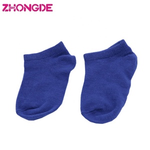 Combed cotton đồng bằng màu tinh khiết vớ trắng mồ hôi hấp thụ bé trai mắt cá chân vớ Nhà cung cấp - Product Image 3