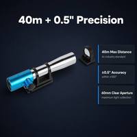 Autocollimateur électronique Zhongji MC030-ZJ40X2 de 40 mètres, puissance 5W, garantie 1 an, support OEM personnalisé, erreur de 0,5 arc-seconde