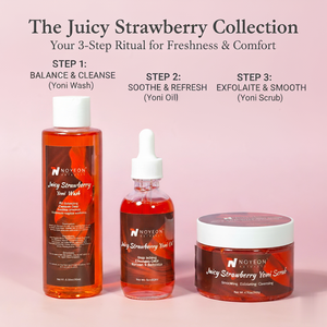 Hot Yoni Product Care Set Gel Vaginal Wash Yoni Oil Strawberry Women Jabón Mujeres Close Clean Wash Gel - Product Image 2