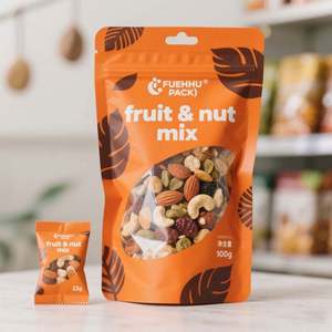 Sacs en papier d'aluminium de qualité alimentaire refermables avec zip-lock personnalisables de 20g 100g et héliogravure pour noix de cajou et gelée avec fenêtre - Product Image 5