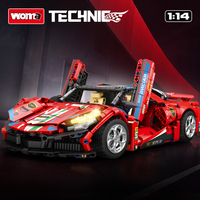 Woma Toys C0921 OEM ODM Voiture technique à petites particules 1:14, Accessoire de construction STEM, Jouet pour enfants, Voiture MOC en blocs