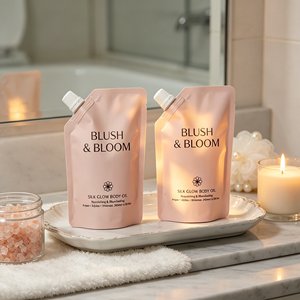 Bolsa con Boquilla <span class=keywords><strong>de</strong></span> PE Mate <span class=keywords><strong>de</strong></span> 50ml/100ml, Bolsa Recargable para Crema Facial, Jabón Líquido, Champú, Loción, Cosméticos y Cuidado <span class=keywords><strong>de</strong></span> la Piel - Product Image 1