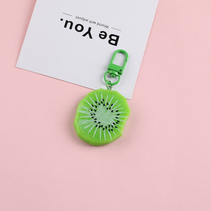 Llavero Creativo de Frutas Simuladas de Resina, Accesorios Coloridos para Bolsos DIY - Product Image 3