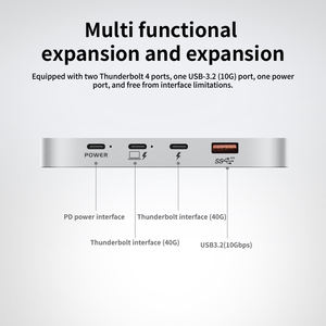 Itgz Thunderbolt 3 <span class=keywords><strong>M</strong></span>.2 Solid-State Drive Box M4mini Expansion Dock Jhl7440 Mac Mini Externe Box - Product Image 4