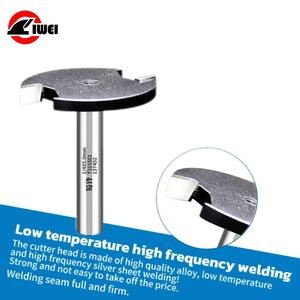 <span class=keywords><strong>Fraise</strong></span> <span class=keywords><strong>à</strong></span> <span class=keywords><strong>2</strong></span> cannelures en T avec <span class=keywords><strong>fraise</strong></span> en carbure de type T pour le travail du bois Outil <span class=keywords><strong>à</strong></span> tige revêtue d'altin pour le rainurage et le rainurage - Product Image 4