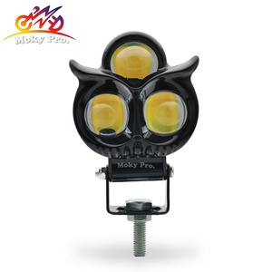Nouveau style de phare antibrouillard LED pour moto, phare hibou à 3 lentilles pour moto, projecteurs pour moto - Product Image 1