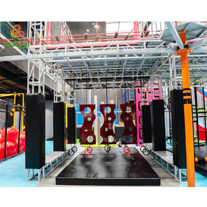 <span class=keywords><strong>Ninja</strong></span> <span class=keywords><strong>Warrior</strong></span> Kids Obstacles Course Équipement de terrain de jeu intérieur pour enfants à vendre - Product Image 2