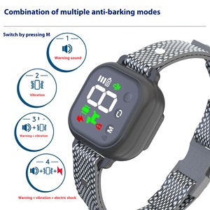 नए प्रकार के कुत्ते कॉलर-वाटरप्रूफ और एंटी-बार्किंग कॉलर-पालतू जानवरों के लिए-कंपन और शॉक डॉग प्रशिक्षण कॉलर - Product Image 2