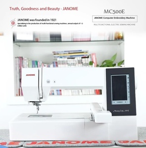 Máquina de Bordar Janome <span class=keywords><strong>Memory</strong></span> <span class=keywords><strong>Craft</strong></span> <span class=keywords><strong>500E</strong></span>, Edición Limitada 550E, 14x7.9 Pulgadas, Máquina de Bordar <span class=keywords><strong>500e</strong></span> LE - Product Image 1