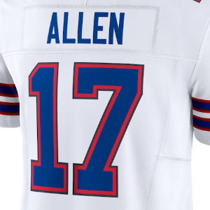 เสื้ออเมริกันฟุตบอลปักลาย17 ALLEN 0 keon coleman 86 Kincaid 58 Milano 88 Dawson knox 4 Cook 3 hamlin - Product Image 2