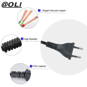 2プラグEU標準プラグ電源コードEU VDE AC電源コード家庭用コンピュータ - Product Image 5