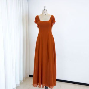 strapless open back dress Burnt Orange Mermaid Side Split Off Shoulder Satin Wedding Guest Bride   Wish Gown