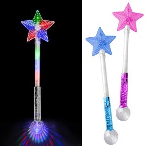 Großhandel bunte <span class=keywords><strong>LED</strong></span> Fairy Star Zauberstab mit Projektion Ball Stick Licht Neuartige Party zubehör für Event dekorative <span class=keywords><strong>LED</strong></span>-Lichts tab - Product Image 3