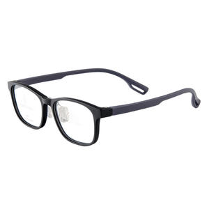 Monturas de gafas ultraligeras Tr90, montura completa rectangular, lentes de resina, unisex, ligeras, para adolescentes, estudiantes, niños, 25851 - Product Image 1