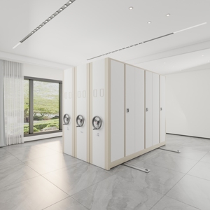 Modern Movable Compact Dense Rack for Library Furniture <strong>Mobile</strong> <strong>Shelving</strong> <strong>Archives</strong> Compactor <strong>System</strong> Dense Racks <strong>Archive</strong> Workshop - Product Image 5