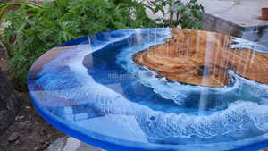 Crystal Clear Deep Pour <strong>Epoxy</strong> Resin for River Tables, Live Edge and <strong>Wood</strong> <strong>Filler</strong>,1.5Gallon Clear Casting Pourable <strong>Epoxy</strong> Resin 2:1 - Product Image 5