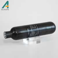 Bouteille de gaz haute pression Alsafe 300 bar 480cc Cylindre en fibre de carbone