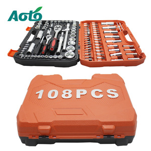 ชุดเครื่องมือซ็อกเก็ต Acto 108 ชิ้น พร้อมดอกไขควงและประแจ สำหรับช่างซ่อมรถยนต์ - Product Image 5