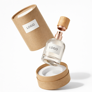 Boîte à parfum personnalisée, tube en papier cylindrique, laminage mat, emballage de luxe pour parfums, vente au détail, logo personnalisé, vente en gros - Product Image 4