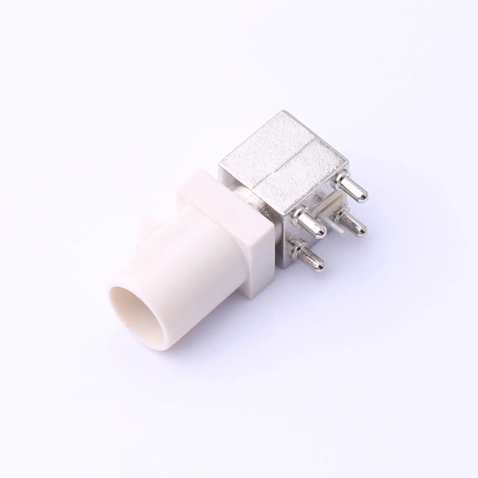 Kinghelm White fakra connector male FAKRA B type Rf coaxial connector Right Angle Male Connector fakra antenna