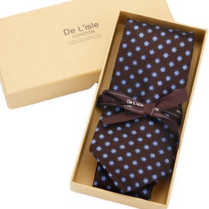 2025 Venta caliente tejido Jacquard hecho a mano corbata <span class=keywords><strong>precio</strong></span> bajo rentable patrón Floral corbata <span class=keywords><strong>de</strong></span> seda pura para hombres - Product Image 2