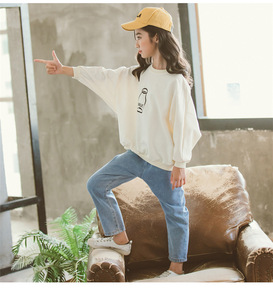 Conjuntos de Ropa Deportiva para Niños, Conjuntos de Pantalones para Niñas con Jeans de Mezclilla al por Mayor - Product Image 4