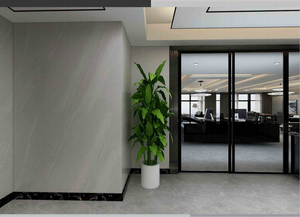 3D trắng gạch tấm Tường khách sạn hiện đại nội thất chống thấm chống cháy dày đá cẩm thạch PVC gạch dán phòng tập thể dục giải trí sử dụng - Product Image 2