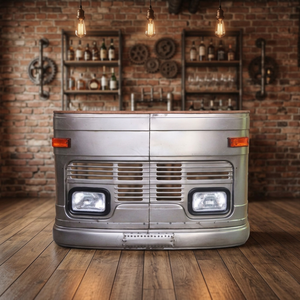 Modern Industrial Vintage Iron Metal Handmade Bar Furniture Old Automobile Truck Design Counter Bedroom Living Room NIDRAN - Product Image 3