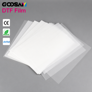 GOOSAM Hot Cold Peel DTF Film 40cm 50cm Double Sided Release PET Sheet Heat Transfer Film For T-Shirt DTF <b>Printer</b> - Product Image 1