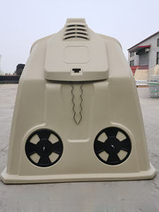 Système d'élevage de veaux extérieur résistant aux UV, enclos individuels en PE pour veaux, abri pour jeunes bovins - Product Image 2