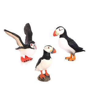 Pájaro PVC Animal modelo ANM08 frailecillo simulación estatua ave marina Animal figuritas juguetes para regalos promocionales - Product Image 5