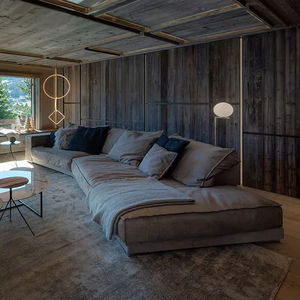 Canapé moderne italien minimaliste <span class=keywords><strong>Budapest</strong></span> en tissu mat Grand canapé de salon en forme d'angle - Product Image 2