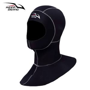 Keepdiving Bonnet de plongée épaissi 3MM en fibre de carbone, isolation hivernale, plongée sous-marine, plongée avec tuba, haute élasticité, protection contre le froid DH 321 - Product Image 3