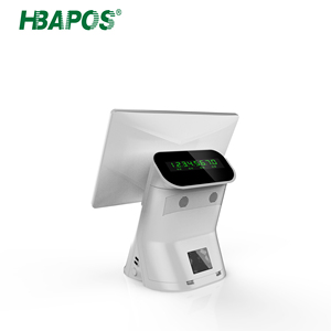 สินค้ามาใหม่ขนาด15.6นิ้วระบบ POS หน้าจอสัมผัสคู่แบบครบวงจรพร้อมเครื่องพิมพ์ความร้อนขนาด58/80มม. สำหรับร้านขายผลไม้ - Product Image 6